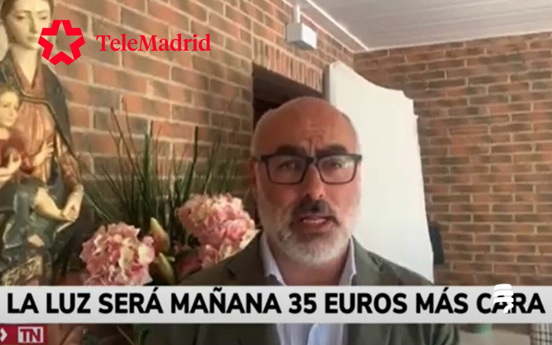 Entrevista a nuestro CEO en TeleMadrid – El tope del gas se empezará a notar durante los meses de verano