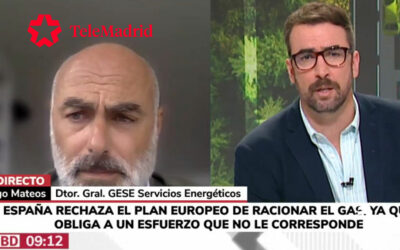Entrevista a nuestro CEO en TeleMadrid – España rechaza el plan europeo de racionar el gas