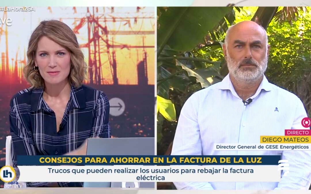 Entrevista a nuestro CEO en TVE – Consejos para ahorrar electricidad en los hogares