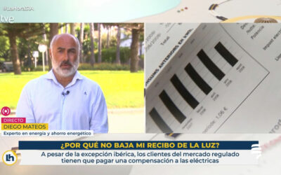 Entrevista a nuestro CEO en TVE – La subida histórica de la luz y la nueva compensación del gas