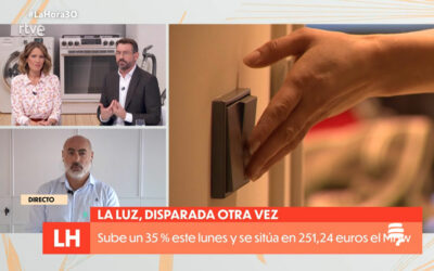 Entrevista a nuestro CEO en TVE – Nueva subida del precio de la luz