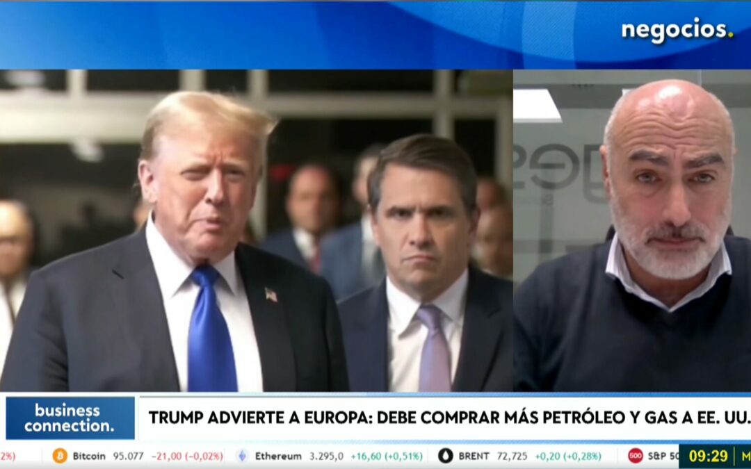 Entrevista a nuestro CEO en Negocios TV- Advertencias de Estados Unidos a Europa en la compra de hidrocarburos
