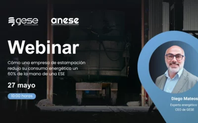 INSCRIPCIÓN | Webinar «Cómo una empresa de estampación redujo su consumo energético un 60% de la mano de una ESE»